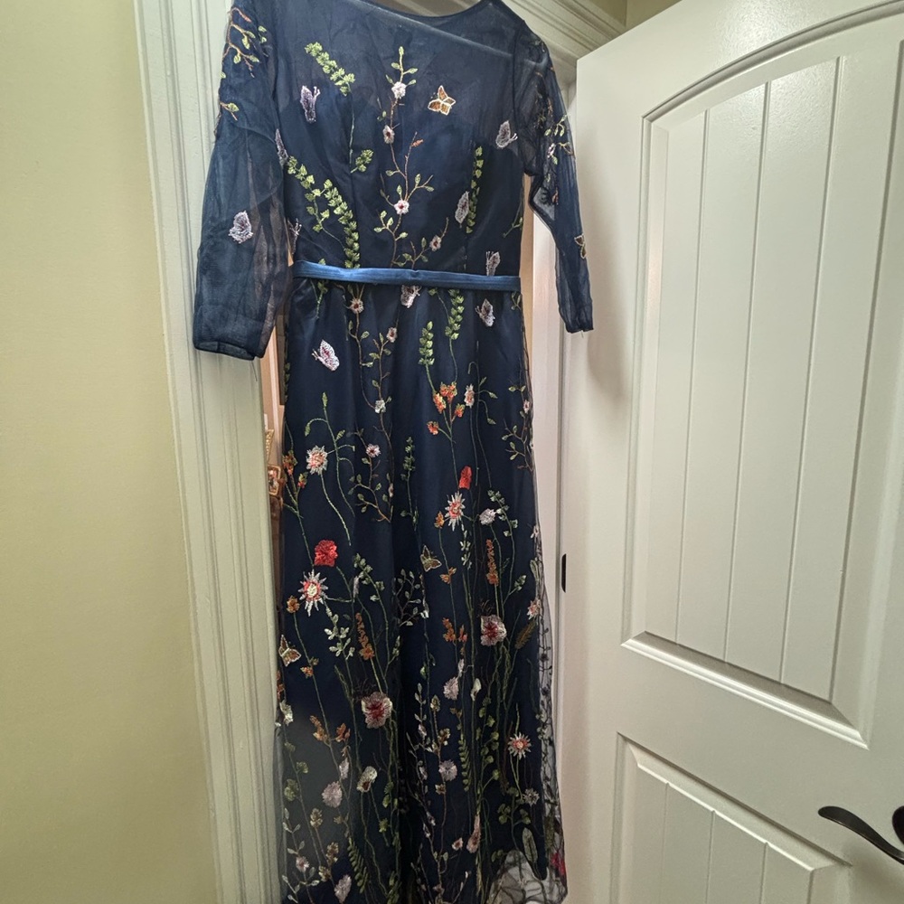 Floral Embroidered Maxi Dress